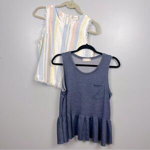 Altar’d State bundle of 2 sleeveless tops, size small.